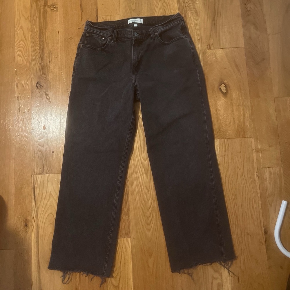 Abercrombie Black Baggy Jeans
